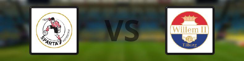 Sparta Rotterdam - Willem II odds, speltips, resultat i Eredivisie