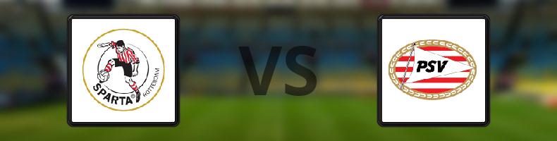 Sparta Rotterdam - PSV Eindhoven odds, speltips, resultat i Eredivisie