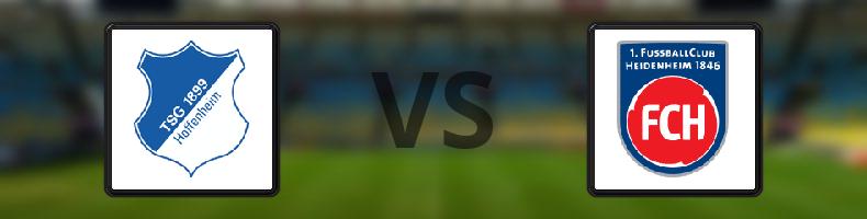 Hoffenheim - FC Heidenheim odds, speltips, resultat i Bundesliga