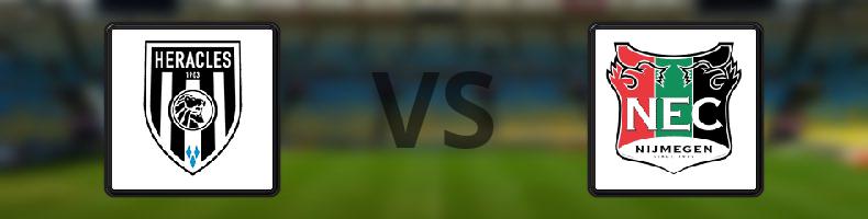 Heracles Almelo - NEC Nijmegen odds, speltips, resultat i Eredivisie