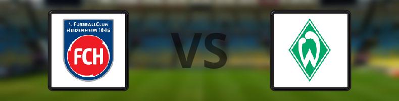 FC Heidenheim - Werder Bremen odds, speltips, resultat i Bundesliga