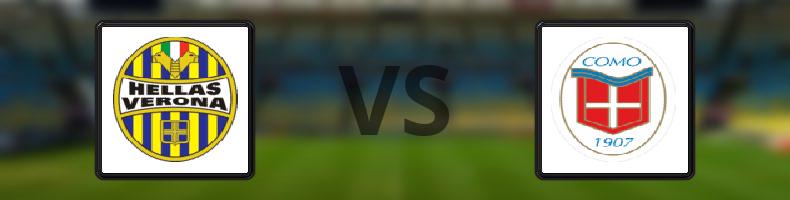 Hellas Verona - Como odds, speltips, resultat i Serie A