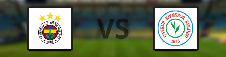 Fenerbahçe - Çaykur Rizespor odds, speltips, resultat i Süper Lig