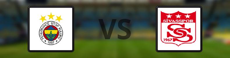 Fenerbahçe - Sivasspor odds, speltips, resultat i Süper Lig