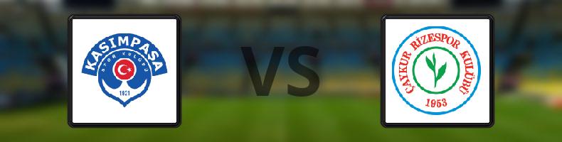 Kasimpasa - Çaykur Rizespor odds, speltips, resultat i Süper Lig