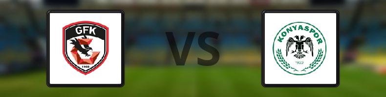 Gazişehir Gaziantep - Konyaspor odds, speltips, resultat i Süper Lig