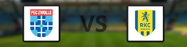 Zwolle - Rkc Waalwijk odds, speltips, resultat i Eredivisie