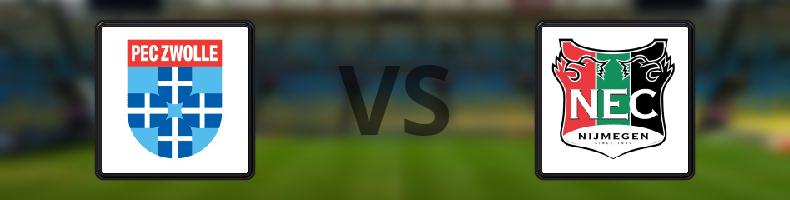 Zwolle - NEC Nijmegen odds, speltips, resultat i Eredivisie