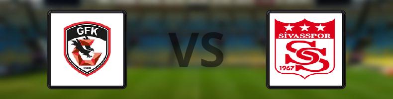 Gazişehir Gaziantep - Sivasspor odds, speltips, resultat i Süper Lig