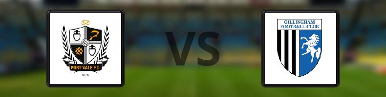 Port Vale - Gillingham odds, speltips, resultat i League Two