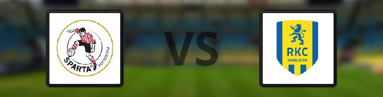 Sparta Rotterdam - Rkc Waalwijk odds, speltips, resultat i Eredivisie