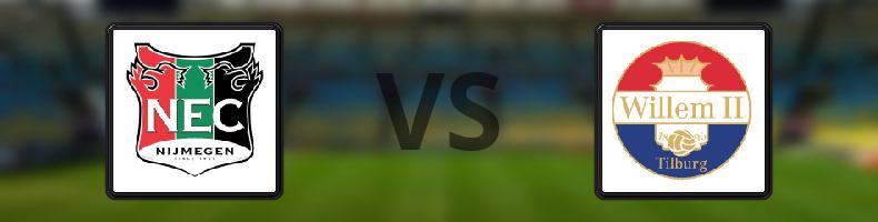 NEC Nijmegen - Willem II odds, speltips, resultat i Eredivisie