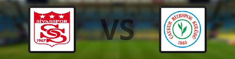 Sivasspor - Çaykur Rizespor odds, speltips, resultat i Süper Lig