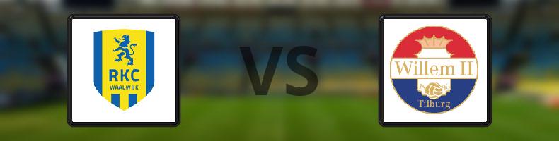 Rkc Waalwijk - Willem II odds, speltips, resultat i Eredivisie