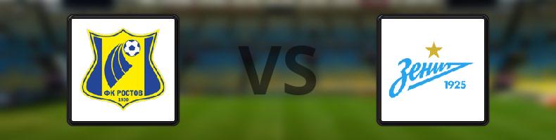 Rostov - Zenit odds, speltips, resultat i Ryska Premier League