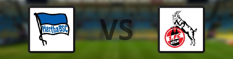 Hertha Berlin - FC Köln odds, speltips, resultat i 2. Bundesliga