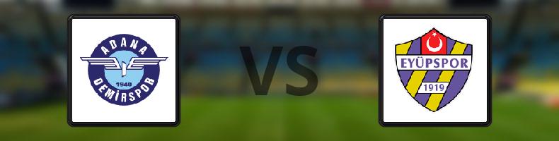 Adana Demirspor - Eyüpspor odds, speltips, resultat i Süper Lig