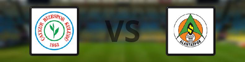 Çaykur Rizespor - Alanyaspor odds, speltips, resultat i Süper Lig