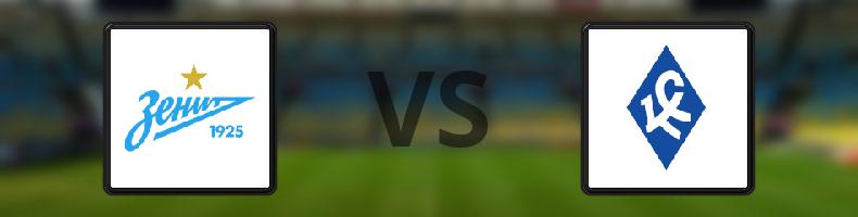 Zenit - Kriliya Sovietov odds, speltips, resultat i Ryska Premier League