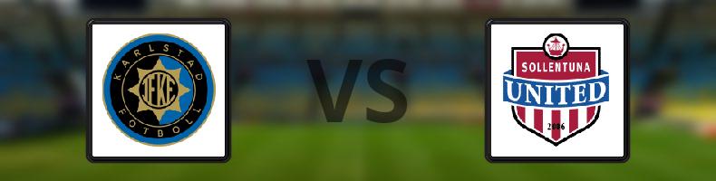 IF Karlstad Fotboll - Sollentuna FK odds, speltips, resultat i Division 1