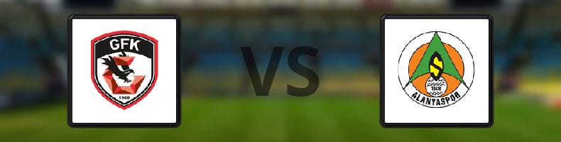 Gazişehir Gaziantep - Alanyaspor odds, speltips, resultat i Süper Lig