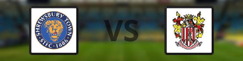 Shrewsbury - Stevenage odds, speltips, resultat i League One