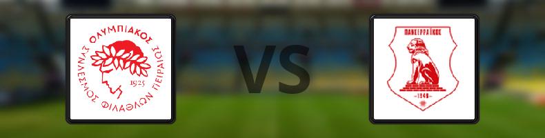 Olympiakos - Panserraikos odds, speltips, resultat i Grekiska Superligan