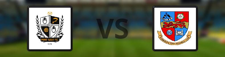 Port Vale - Harrogate Town odds, speltips, resultat i League Two