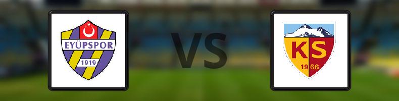 Eyüpspor - Kayserispor odds, speltips, resultat i Süper Lig