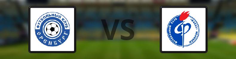 FC Orenburg - FC Fakel odds, speltips, resultat i Ryska Premier League