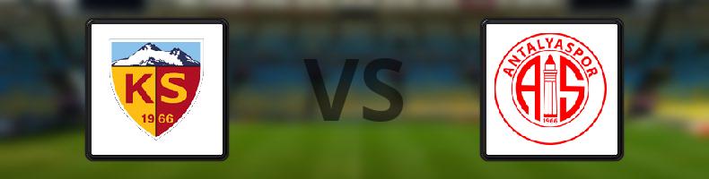 Kayserispor - Antalyaspor odds, speltips, resultat i Süper Lig