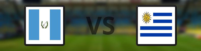 Guatemala - Uruguay odds, speltips, resultat i Träningslandskamper