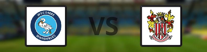 Wycombe - Stevenage odds, speltips, resultat i League One