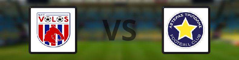 Volos FC - Asteras Tripolis odds, speltips, resultat i Grekiska Superligan