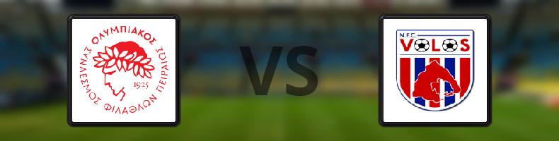 Olympiakos - Volos FC odds, speltips, resultat i Grekiska Superligan