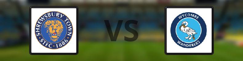 Shrewsbury - Wycombe odds, speltips, resultat i League One