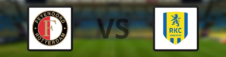 Feyenoord - Rkc Waalwijk odds, speltips, resultat i Eredivisie