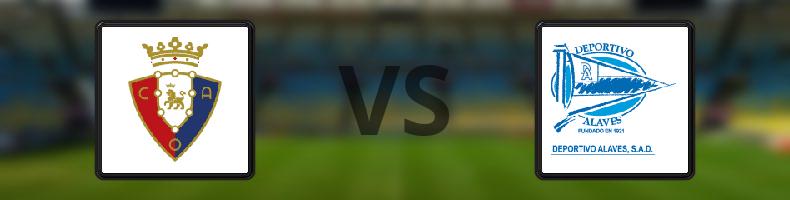 Osasuna - Alaves odds, speltips, resultat i La Liga