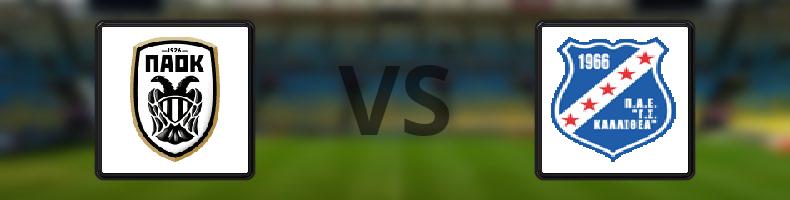 Paok - Kallithea odds, speltips, resultat i Grekiska Superligan