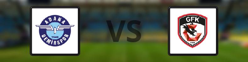 Adana Demirspor - Gazişehir Gaziantep odds, speltips, resultat i Süper Lig