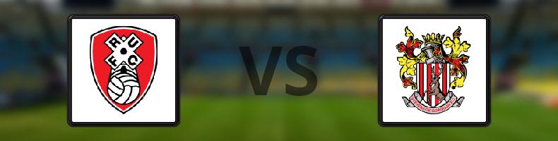 Rotherham - Stevenage odds, speltips, resultat i League One