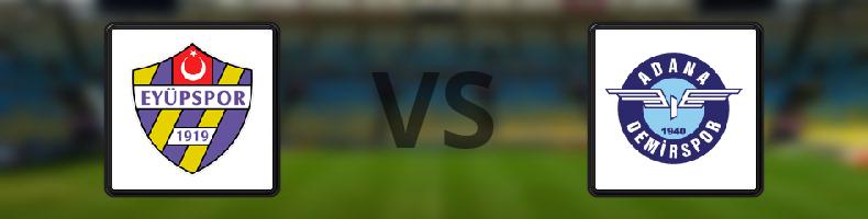 Eyüpspor - Adana Demirspor odds, speltips, resultat i Süper Lig