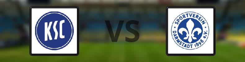 Karlsruhe - SV Darmstadt 98 odds, speltips, resultat i 2. Bundesliga