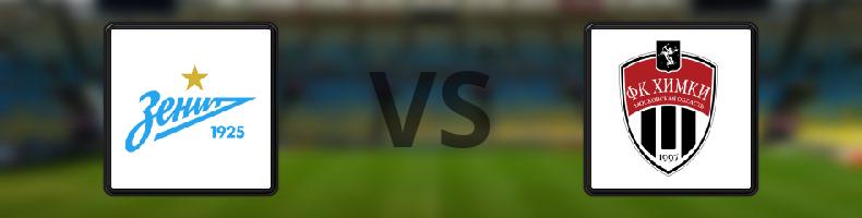 Zenit - FK Khimki odds, speltips, resultat i Ryska Premier League