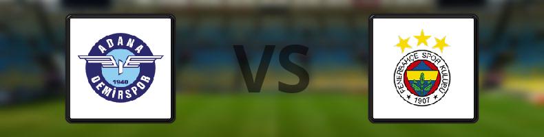 Adana Demirspor - Fenerbahçe odds, speltips, resultat i Süper Lig