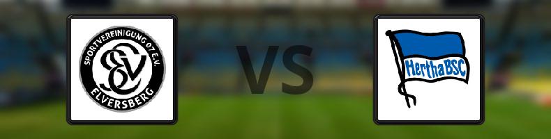 SV Elversberg - Hertha Berlin odds, speltips, resultat i 2. Bundesliga