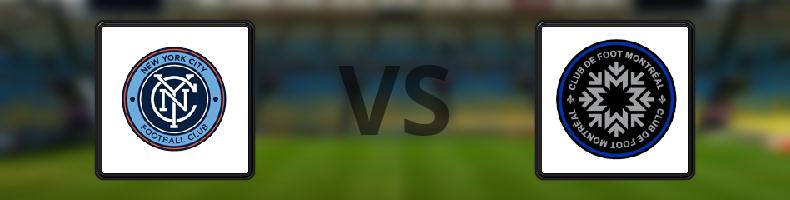 New York City FC - Montreal Impact odds, speltips, resultat i MLS