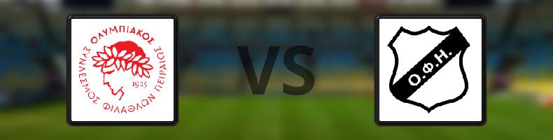 Olympiakos - OFI Kreta odds, speltips, resultat i Grekiska Superligan