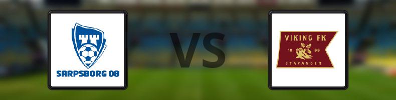 Sarpsborg 08 - Viking Stavanger odds, speltips, resultat i Eliteserien