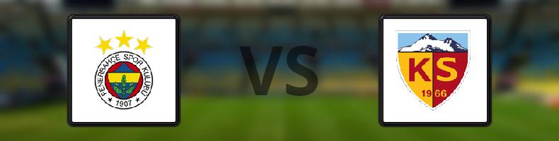 Fenerbahçe - Kayserispor odds, speltips, resultat i Süper Lig